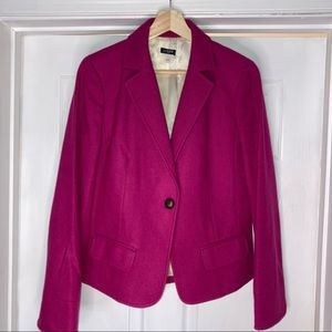 J.Crew Wool Blazer Raspberry 8